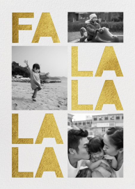 Fa Lalala La - Christmas Card by Paperless Post