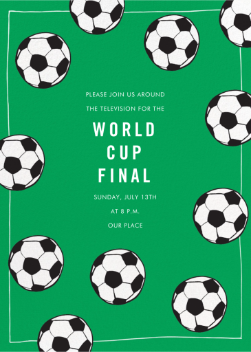 Futbol - Sports Invitation by Linda and Harriett