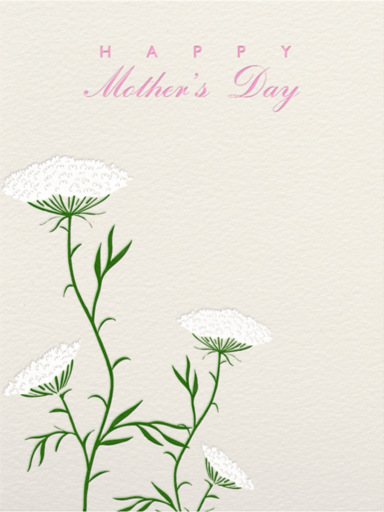 Queen Anne's Lace - Mother's Day Card by Paperless Post