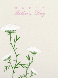 Queen Anne's Lace - Mother's Day Card by Paperless Post