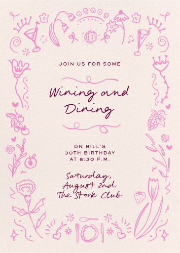 Spot the Disco - Birthday Invitation by Pulp Templates Co.