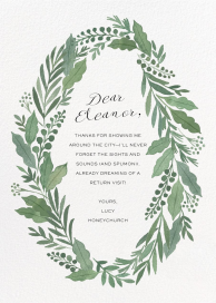 Foraged Wreath - Stationery by Paperless Post