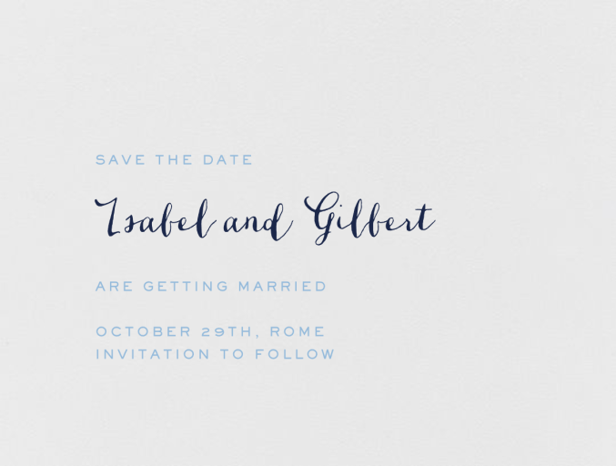 Miller (Save the Date) - Save the Date by Crane & Co.