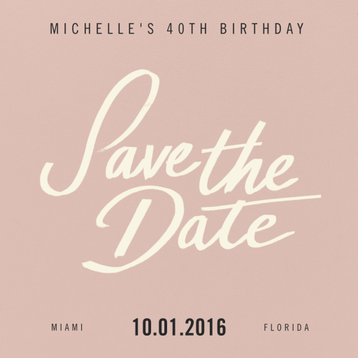 Bold Print - Save the Date by Paperless Post