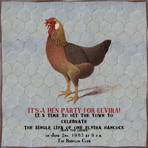 Hen - Invitation by John Derian