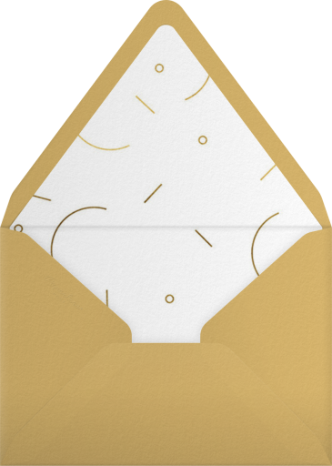 Geometric Cheers - Paperless Post Envelope