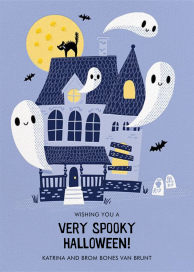 Ghostly Estate - Halloween Card by Hello!Lucky