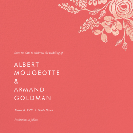 Heather and Lace (Save the Date) - Save the Date by Rifle Paper Co.