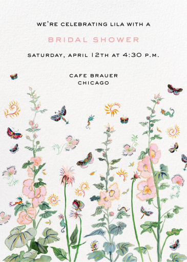 Butterfly Meadow (Inslee Fariss) - Bridal Shower Invitation by Dogwood Hill
