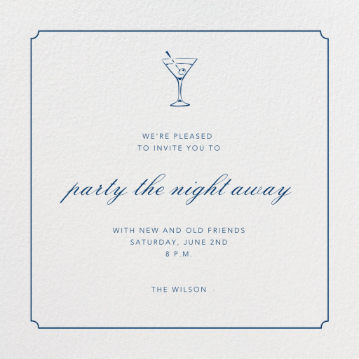 Indented Rounded Corners - Invitation by Paperless Post