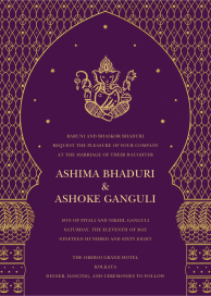 Vinayaka - Indian Wedding Invitation by Paperless Post