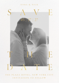 Golden Day Photo - Save the Date by Paperless Post