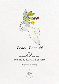 Peaceful Dove - Business Holiday Card by Felix Doolittle
