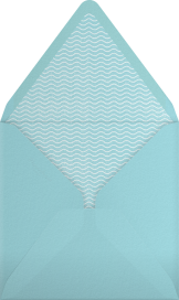 Blue Waves - Paperless Post Envelope