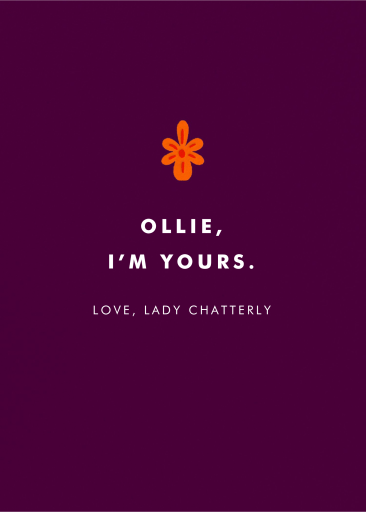 Pink Birds - Valentine's Day Card by Hello!Lucky - Back