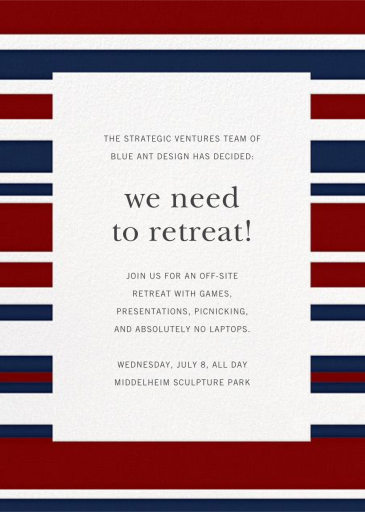 Patriotic Stripes by Paperless Post