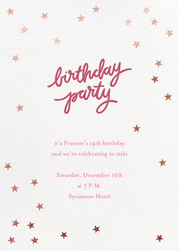 Birthday Stars by Sugar Paper