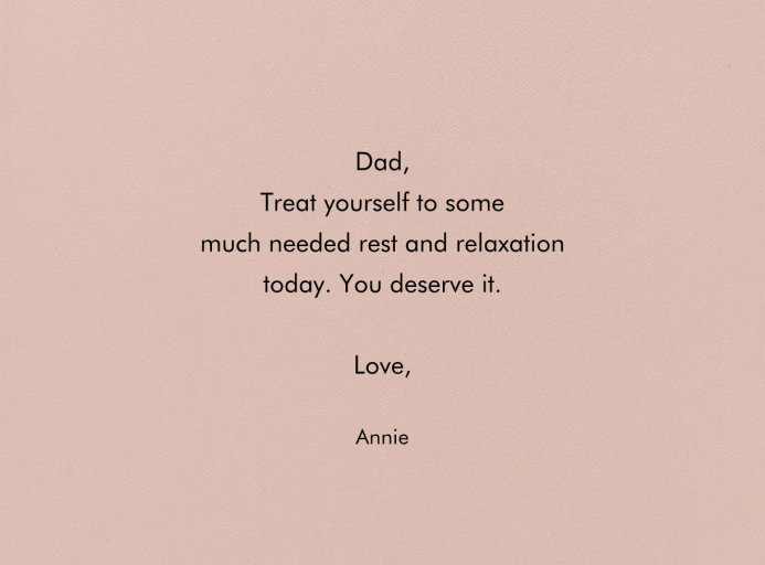 Jungle PaPa - Father's Day Card by Mr. Boddington's Studio - Back