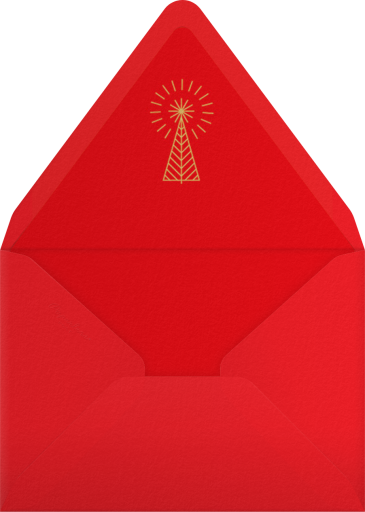 Christmas Village - Paperless Post Envelope