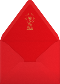 Christmas Village - Paperless Post Envelope
