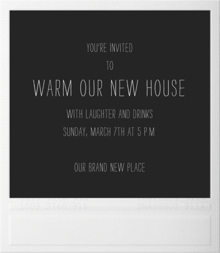 Snapshot - Double Sided - Housewarming Invitation by Paperless Post - Back