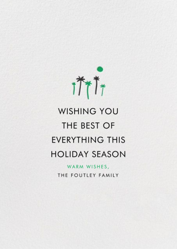 Snow Globe Hello!Lucky - Holiday Card by Hello!Lucky - Back