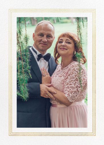 Triple Interior Border (Photo) by Paperless Post