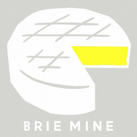 Brie Mine - Valentine's Day Card by The Indigo Bunting