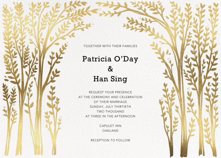 Louisa II - Wedding Invitation by Paperless Post
