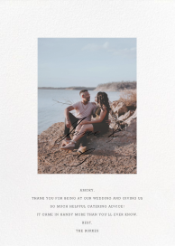 Inscription - Thank You Card by Paperless Post