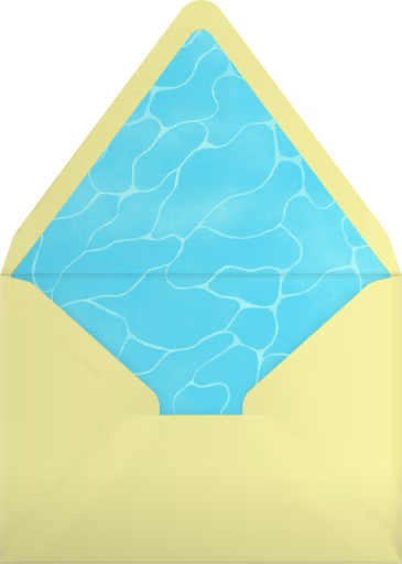 Splashy Oasis - Paperless Post Envelope