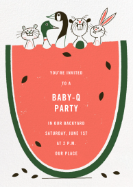 Melon Ballers - Baby-Q Invitation by Paperless Post