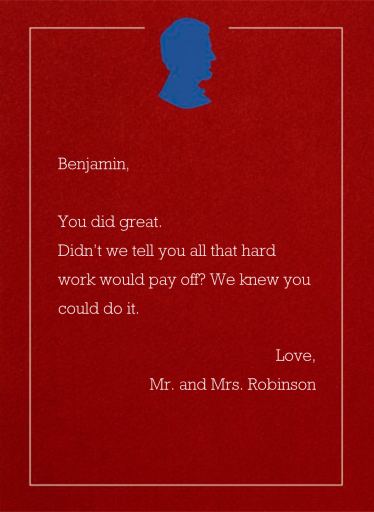 Lincoln Motif - Graduation Card by Paperless Post