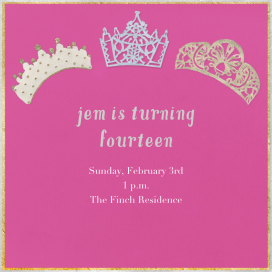 Tiaras by Paperless Post