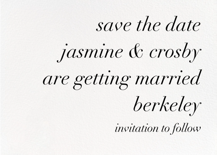 Full-Page Photo (Text Overlay) by Paperless Post - Back