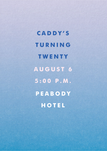 Gradient Full - Birthday Invitation by Paperless Post