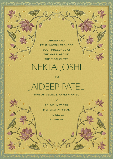 Ornate Kamal by Chand Sitara