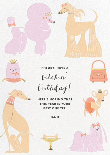 Chiens Chic - Birthday Card by Hello!Lucky