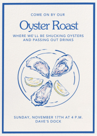 Oysters and Lemons by Paperless Post