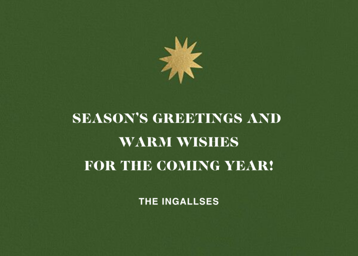 Groovy Holiday (Krista Perry) - Christmas Card by Red Cap Cards - Back