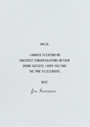 Butterfly Branches (Anna Emilia Laitinen) - Business Greeting Card by Red Cap Cards - Back