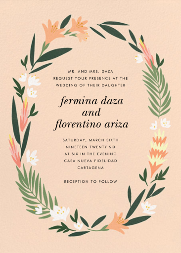 Des Tropiques - Wedding Invitation by Paperless Post