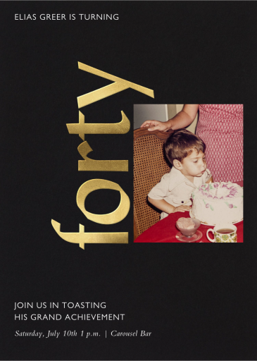 Celebration Photo - Birthday Invitation by Paperless Post