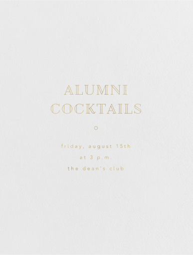 Candace - Dining & Drinks Invitation by Paperless Post