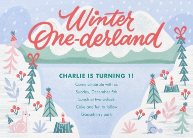 Winter One-derland by Paperless Post