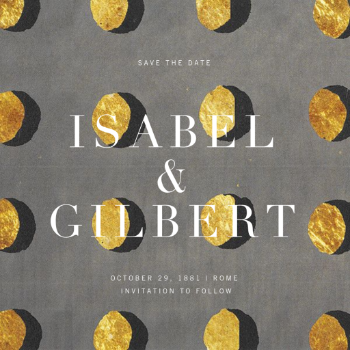 Sublime - Save the Date by Kelly Wearstler