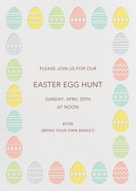 Egg Border by Petit Collage