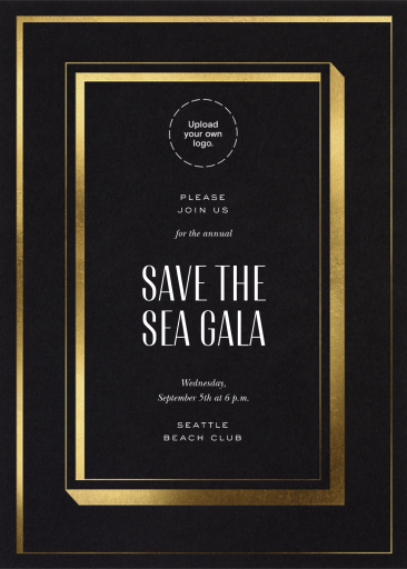 Gravitas - Gala Invitation by Paperless Post