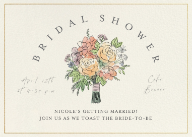 Backyard Bouquet - Bridal Shower Invitation by Paperless Post