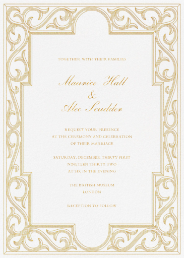 Sacher - Wedding Invitation by Paperless Post